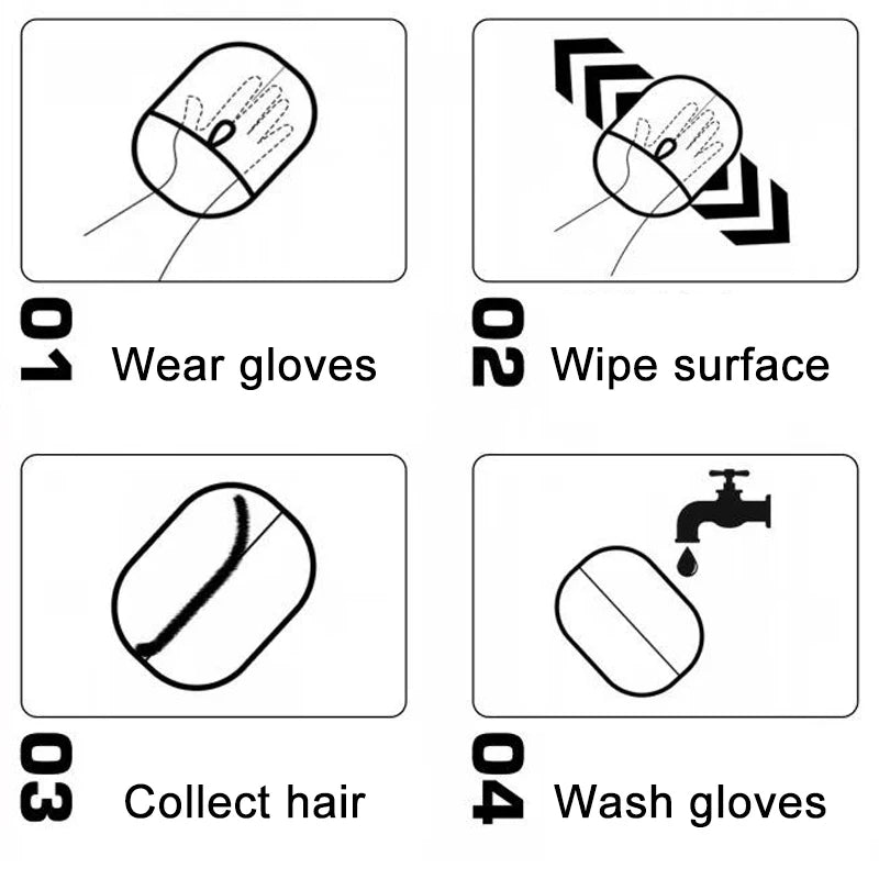Pet Hair Magic Gloves